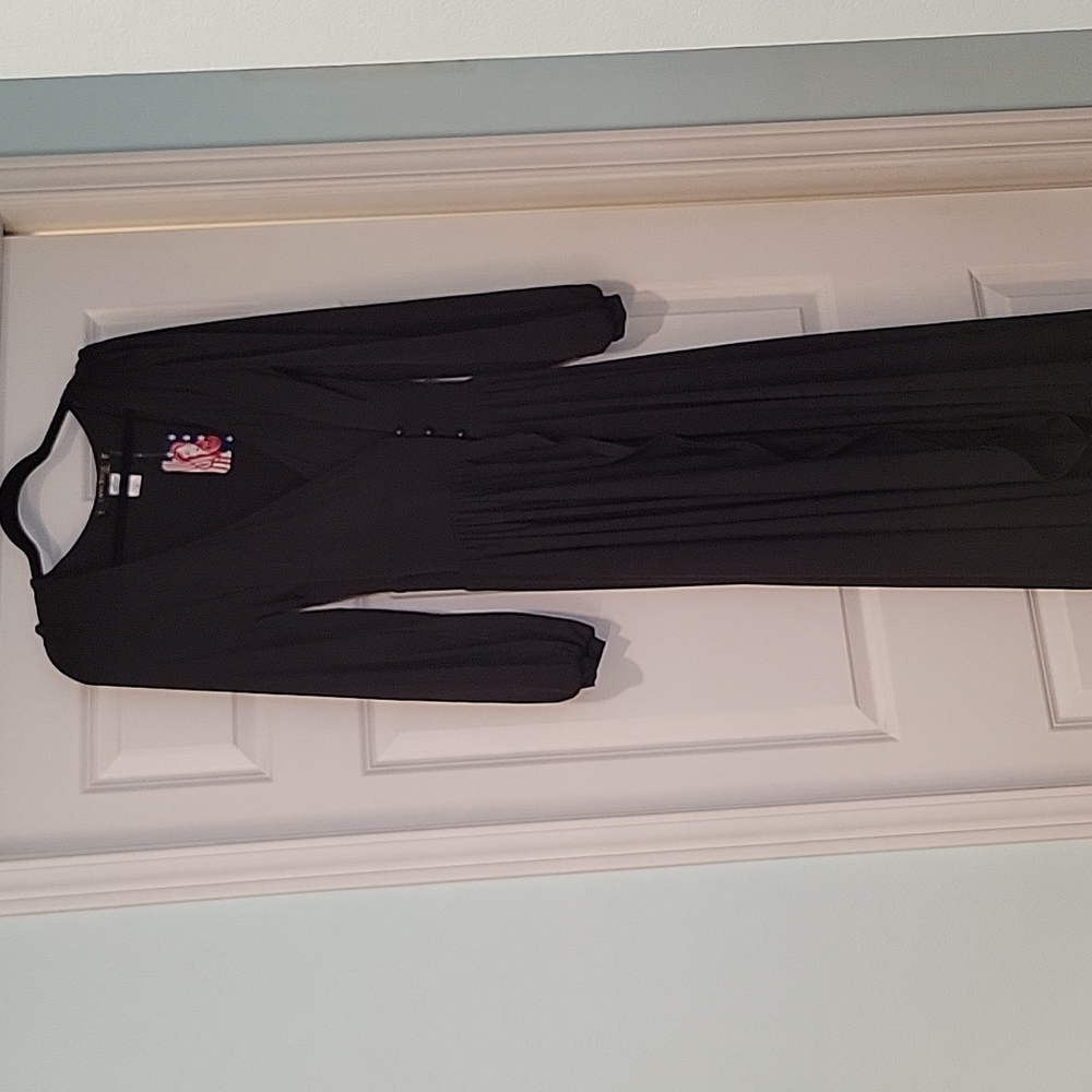 Wrap dress.